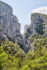 Fototapeta na wymiar Gorges Du Verdonn, Schlucht von Verdon, Frankreich 