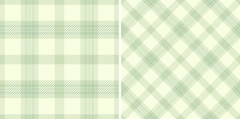 Vector background texture of tartan seamless plaid with a textile fabric pattern check. Set in nature colors of mixed straight strip design.