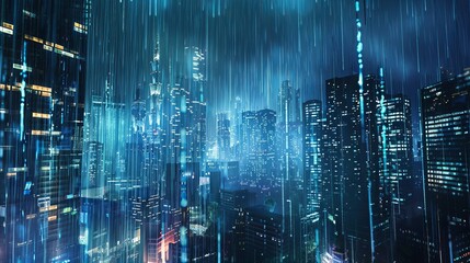 abstract binary background