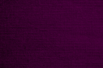 Purple corduroy fabric texture used as background. clean fabric background of soft and smooth textile material. cloth, velvet, .luxury violet tone for silk...