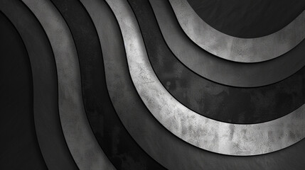 Black and Silver retro groovy background presentation design
