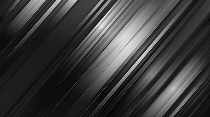 Black and Silver with templates metal texture soft lines tech gradient abstract diagonal background 