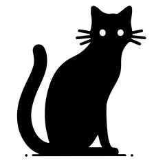 black cat silhouette