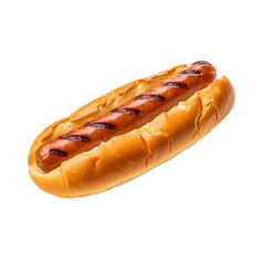 hot dog isolated on white