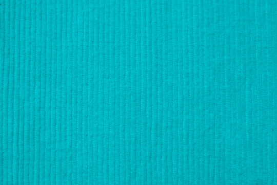 soft light Tiffany Blue corduroy fabric texture used as background. clean fabric background of soft and smooth textile material. cloth, velvet, .luxury Blue pastel tone for silk.