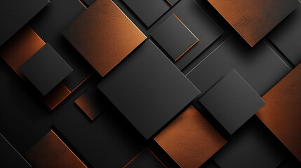 Black and Rust abstract shape background presentation design. PowerPoint and Business background.