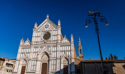 Piazza Santa Croce in Florence, Italy