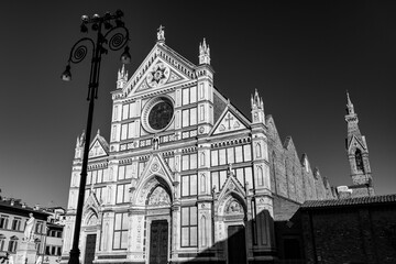 Piazza Santa Croce in Florence, Italy