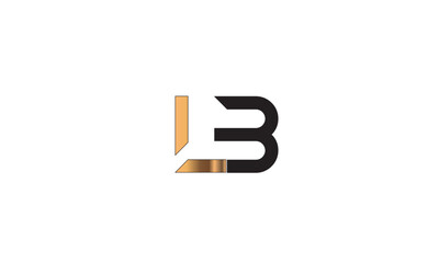 LB, BL, B , L Abstract Letters Logo Monogram	