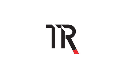 TR, RT, R, T Abstract Letters Logo Monogram	