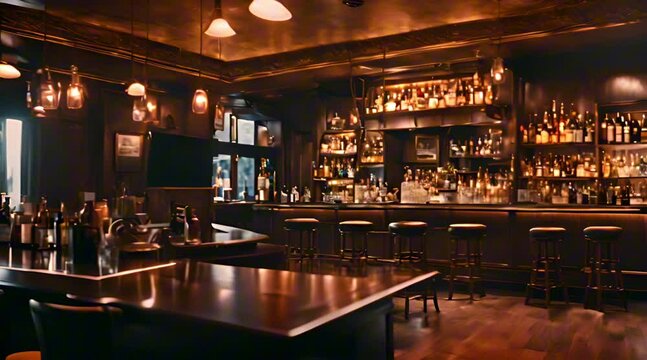 bar at night