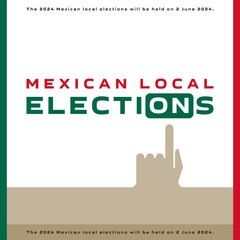 Mexican local elections will be held on 2 June 2024 and will see voters electing eight governors for six-year terms.