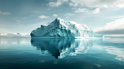 Fotobehang iceberg in polar regions © Artworld AI