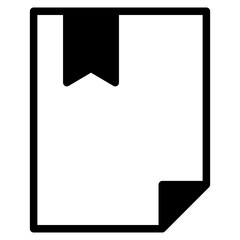 document bookmark icon