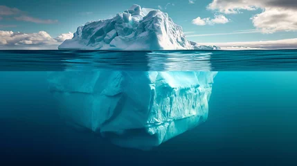Foto op Aluminium iceberg in polar regions © Artworld AI