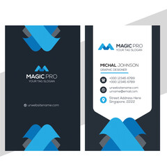 Modern Unique Business Card Design Template
