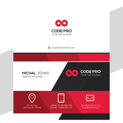 Modern Unique Business Card Design Template