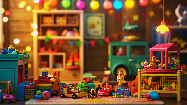 toys in a room