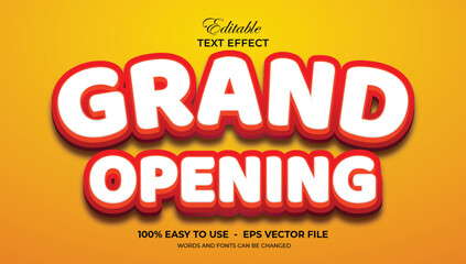 Grand Opening Text Effect, Sale Promo Marketing