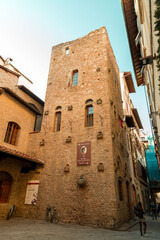 Fototapeta na wymiar House of Dante Museum in Florence, Italy