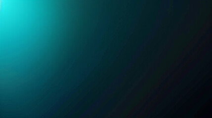 Fototapeta premium Black and Cyan gradient background. PowerPoint and Business background 