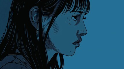 Graphic novel illustrating the life of a protagonist navigating through intense mood swings portraying their impact on relationships and self discovery