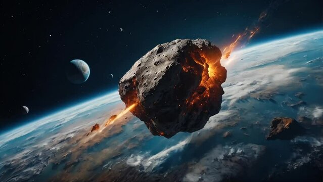 asteroid flies to earth