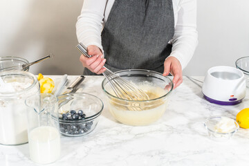 Crafting Lemon, Blueberry, and Vanilla Bundt Cakes