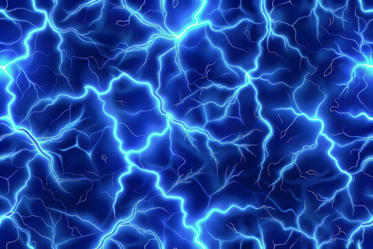 Electric Blue Neural Network Abstract Background