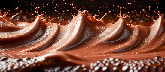 liquid chocolate background