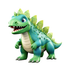 Fototapeta premium Friendly Cartoon Dinosaur Illustration png