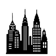Fototapeta premium city skyline silhouette