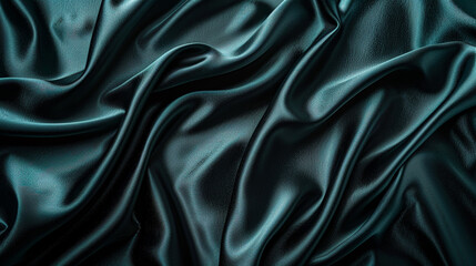 Obraz premium Black and Mint silk background