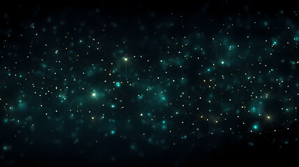 Obraz premium Abstract background of future network technology and network connections