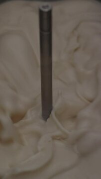 Pasteurizing Milk with Salep in Pasteurizer (Vertical)