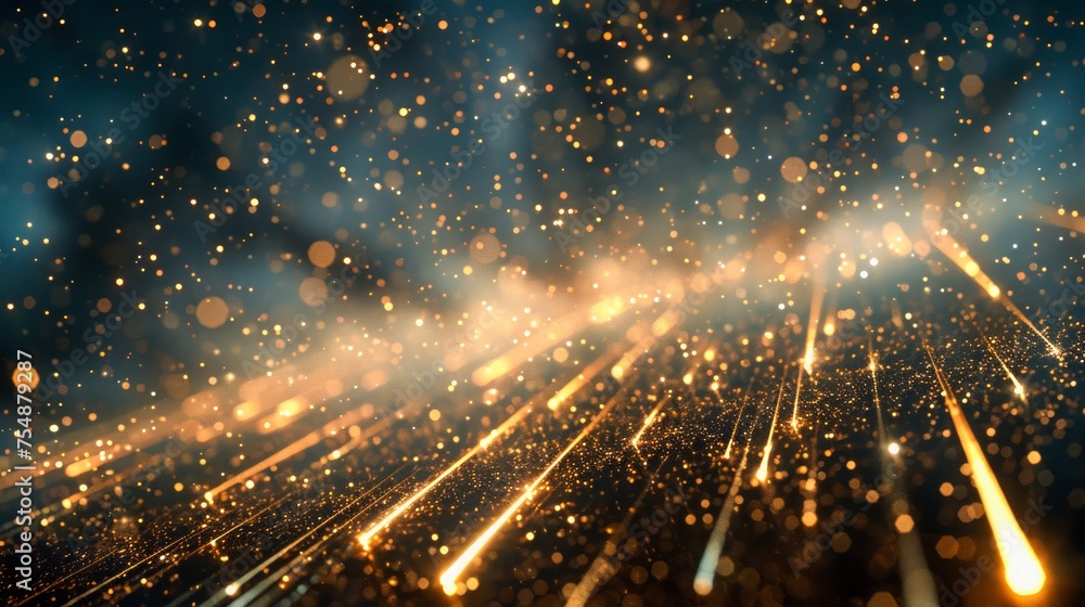 Aufkleber mesmerizing abstract sparkler burst close-up for elegant backgrounds and festive concepts