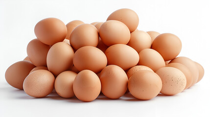 heap of chicken eggs, generative ai