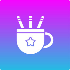 Pencil Cup Icon