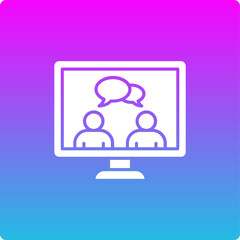 Online Meeting Icon