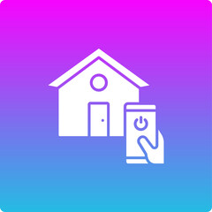 Naklejka premium Home Control Icon