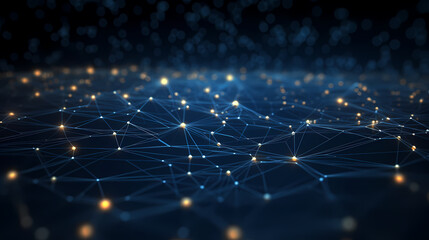 Fototapeta premium Abstract concept of cyber security technology and digital data protection