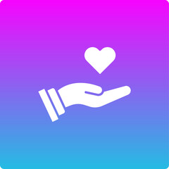 Hand With Heart Icon