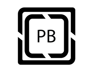 PB logo design template vector. PB Business abstract connection vector logo. PB icon circle logotype 