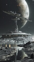 Rebel base on distant moon
