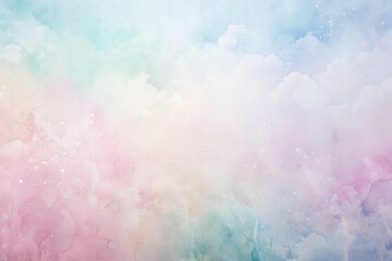 Soft Pastel Watercolor Background with Delicate Washes
