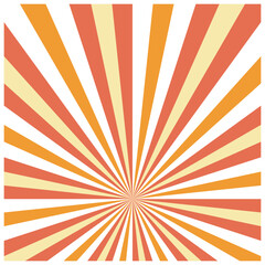 Retro Sunburst Illustration