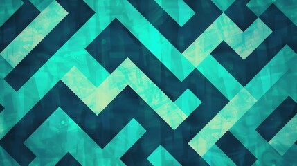 wavy blue-green curves, abstract blue-green wave background