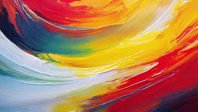 Kolorowe tło, tekstura farby olejnej