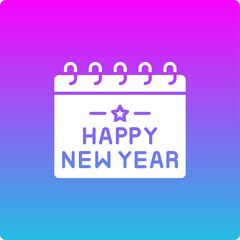 Happy New Year Icon