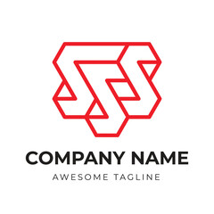 Letter SSS Diamond Logo Design
